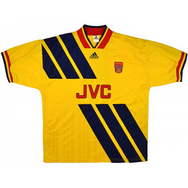 Camiseta Arsenal Segunda Equipo Retro 1993 1994 Amarillo